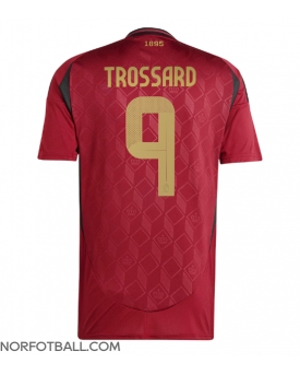 Billige Fotballdrakt Belgia Leandro Trossard #9 Replika Hjemmedrakt EM 2024 Kortermet